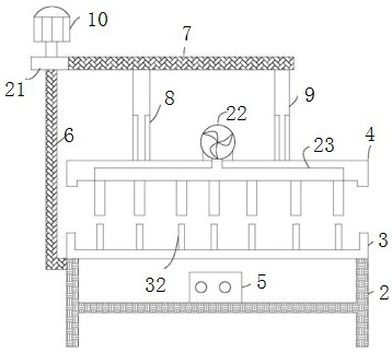 On-line production control system and steps of row drilling