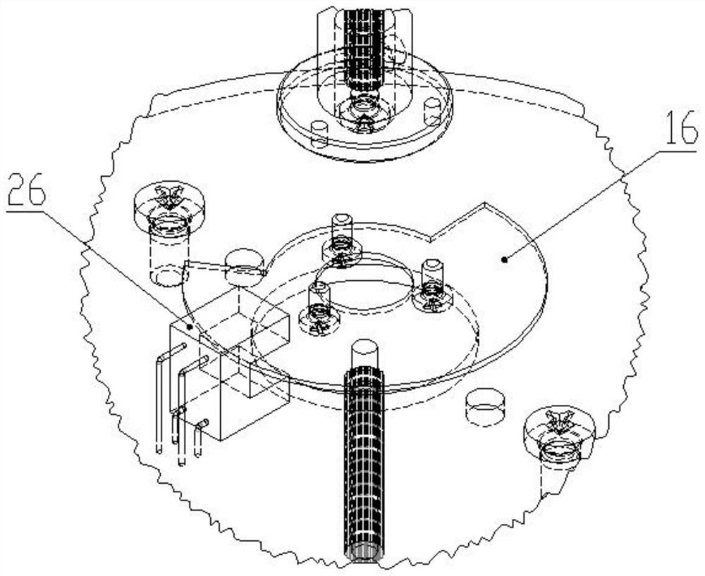 Mechanical electronic airspeed indicator for flight simulator