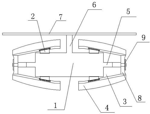 Driving wheel mechanism of electric scooter