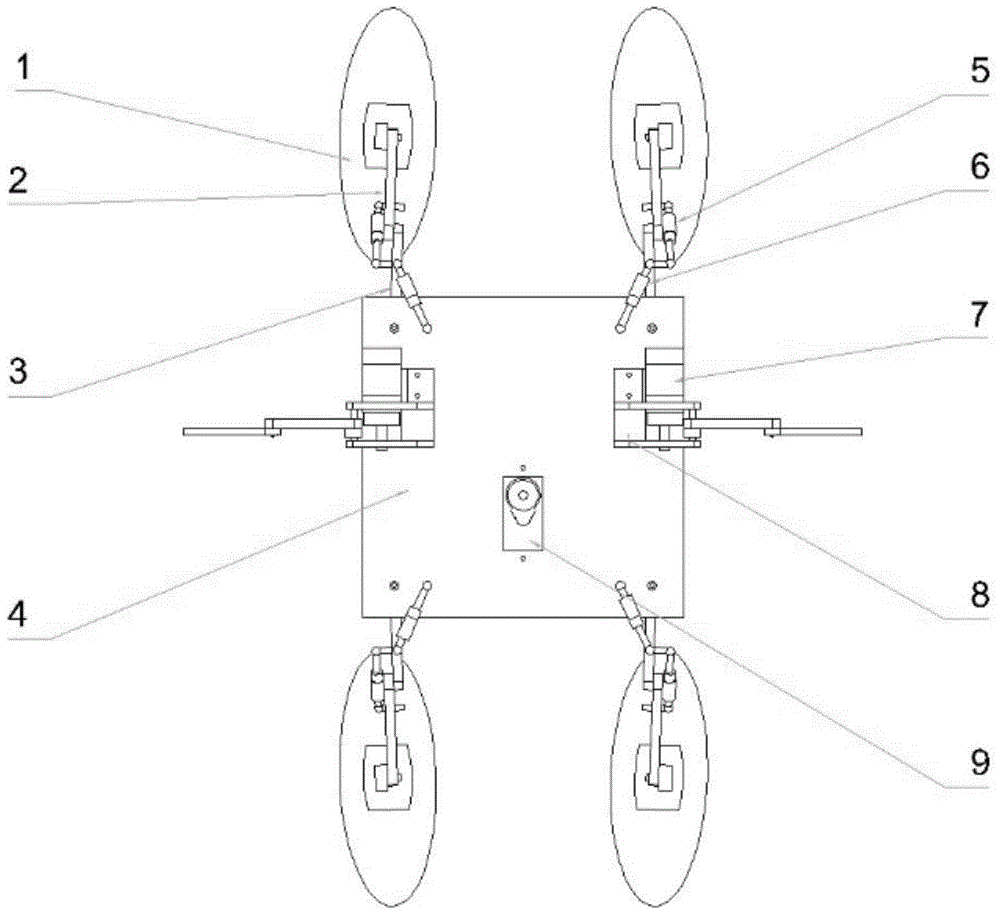 Bionic wind-proof and wave-proof type water strider robot with schema translation function