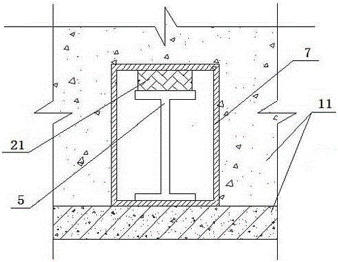 Construction method for outer wall socket type plate buckle steel pipe scaffold