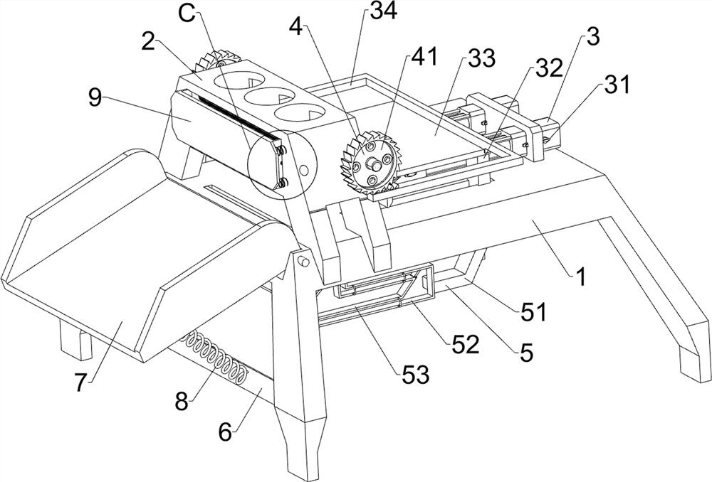 Branch cutting device for bioengineering