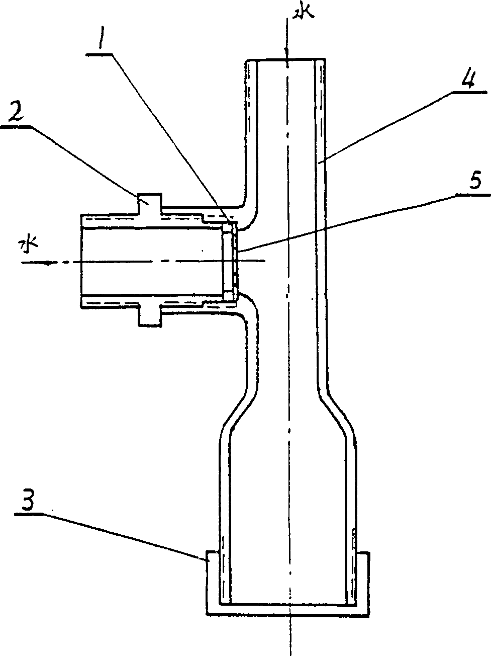 Electric water heater with large hot water volume