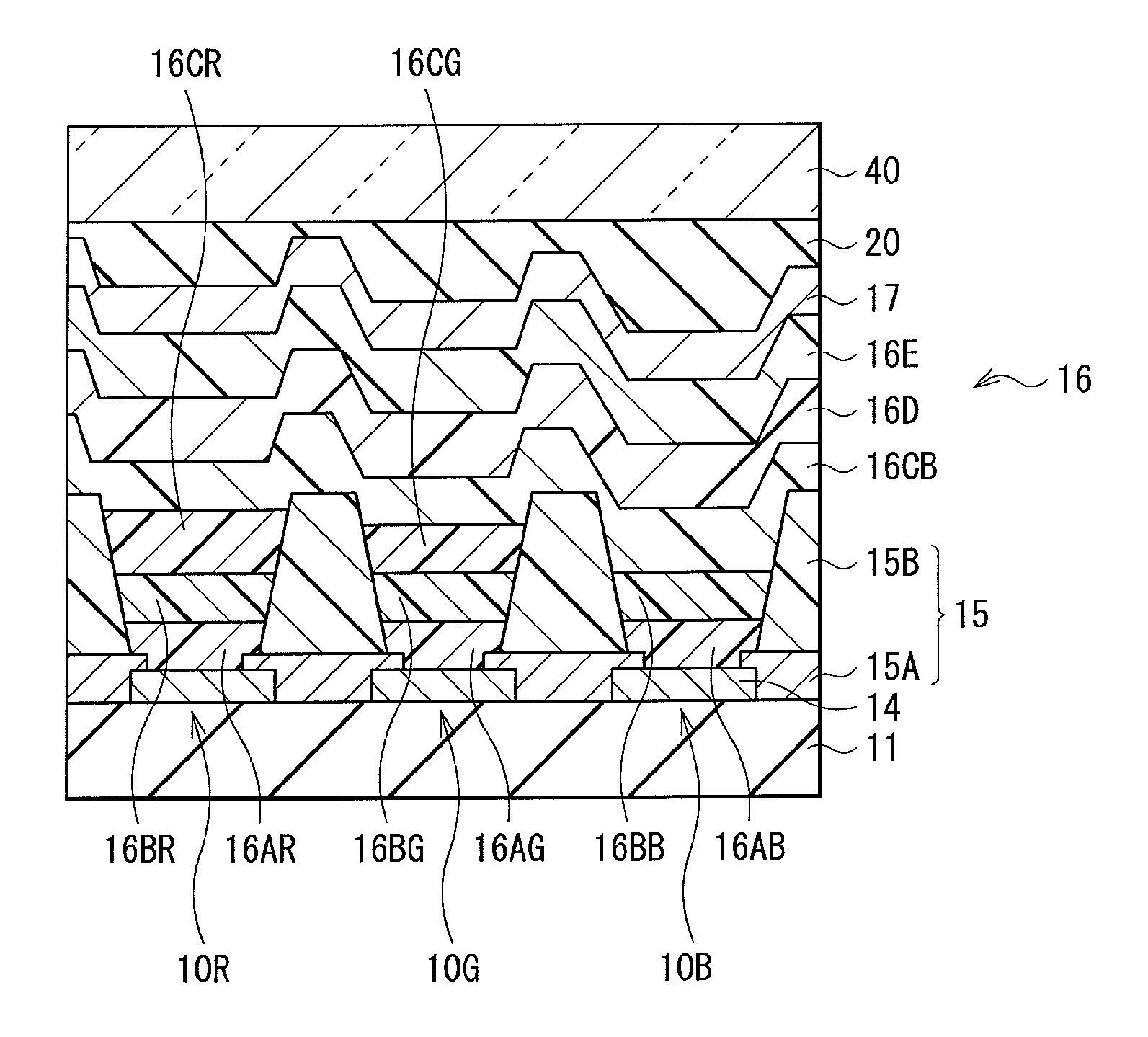 Organic el display and method of manufacturing the same