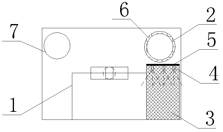 A closed dust removal method and system for a tunneling face