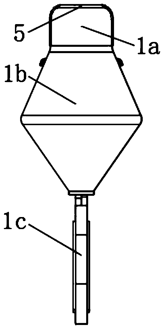 Manual excrement taking device