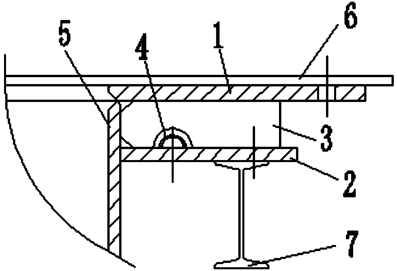 A welding process for double-layer flange of muffle pipe