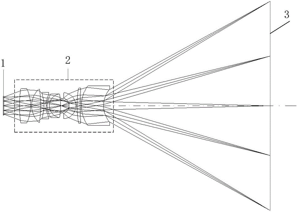 Vehicle-carried information projection system