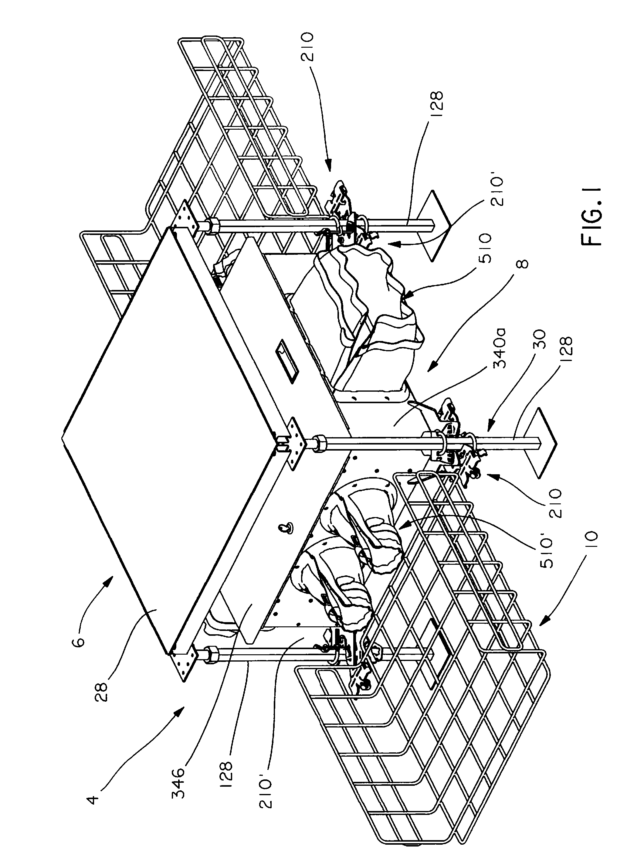 Cable management system for a raised floor grid system