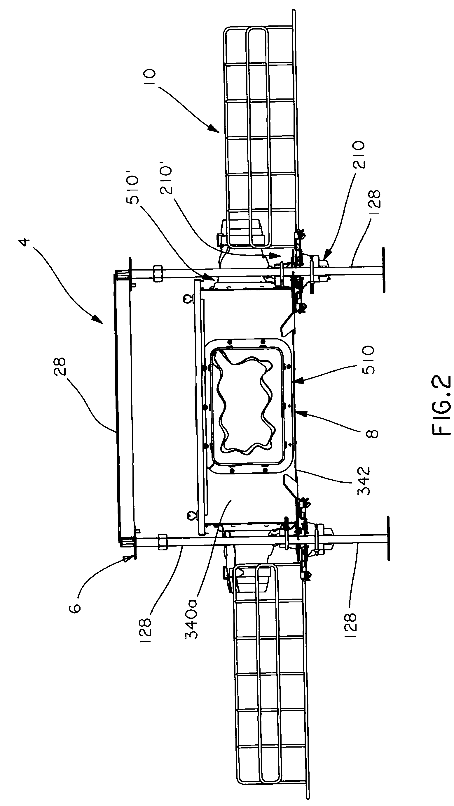 Cable management system for a raised floor grid system