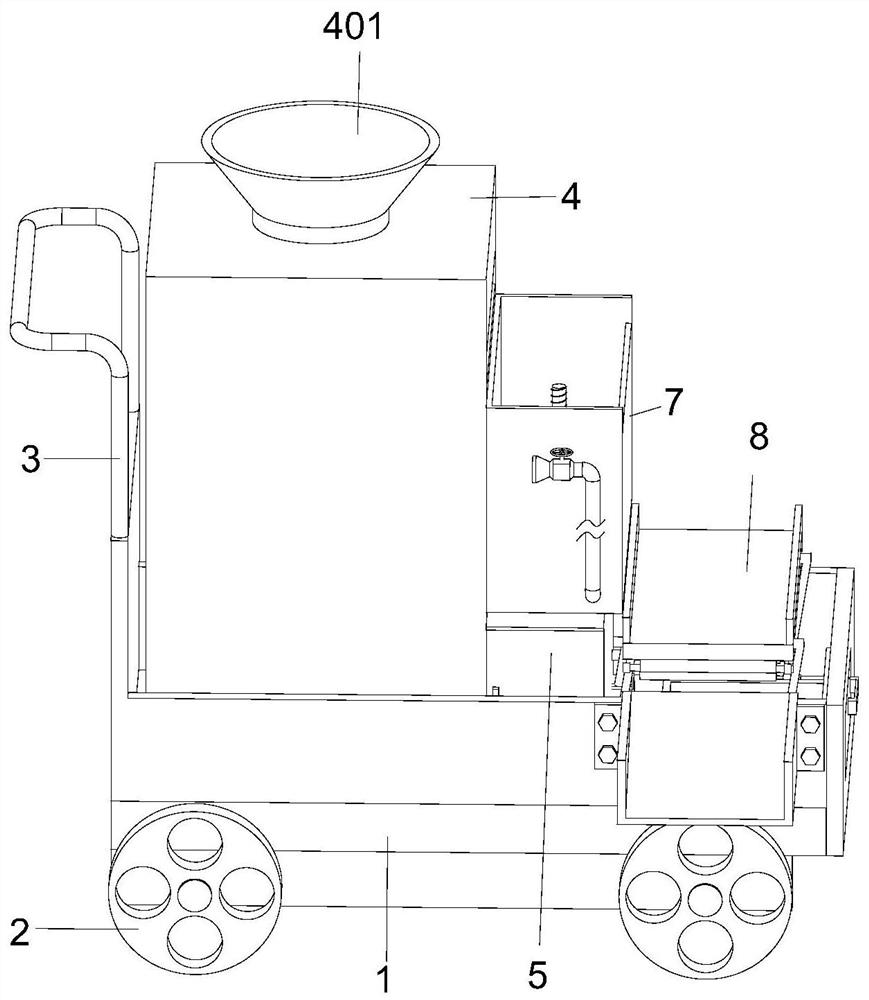 Irrigation equipment for municipal garden maintenance