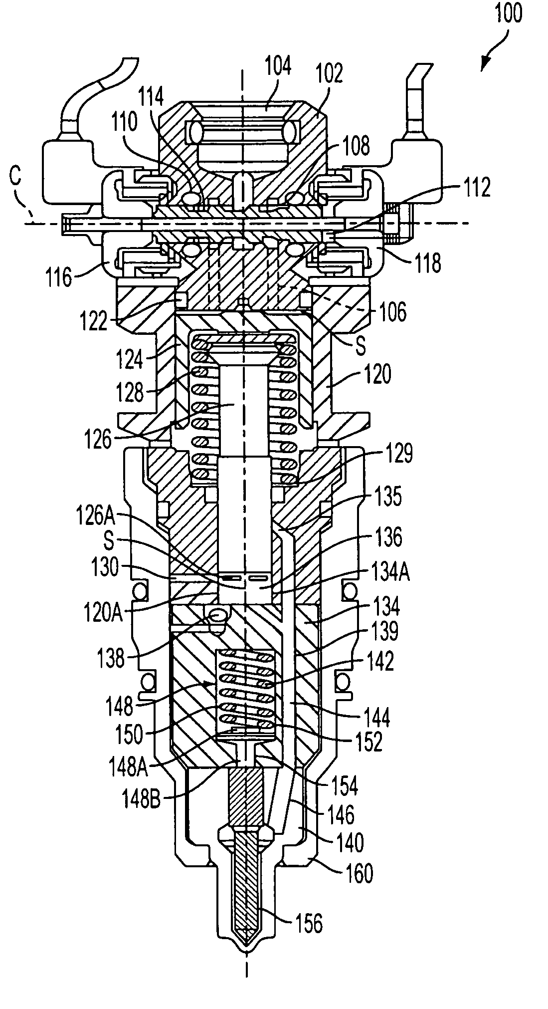 Control method for closed loop operation with adaptive wave form of an engine fuel injector oil or fuel control valve