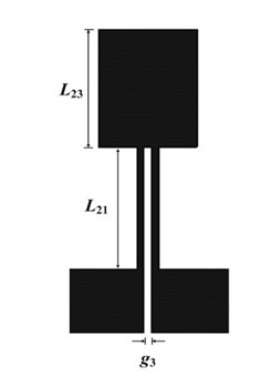 Four-order cross-coupling band pass filter