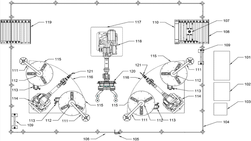 Device for removing hub window burrs