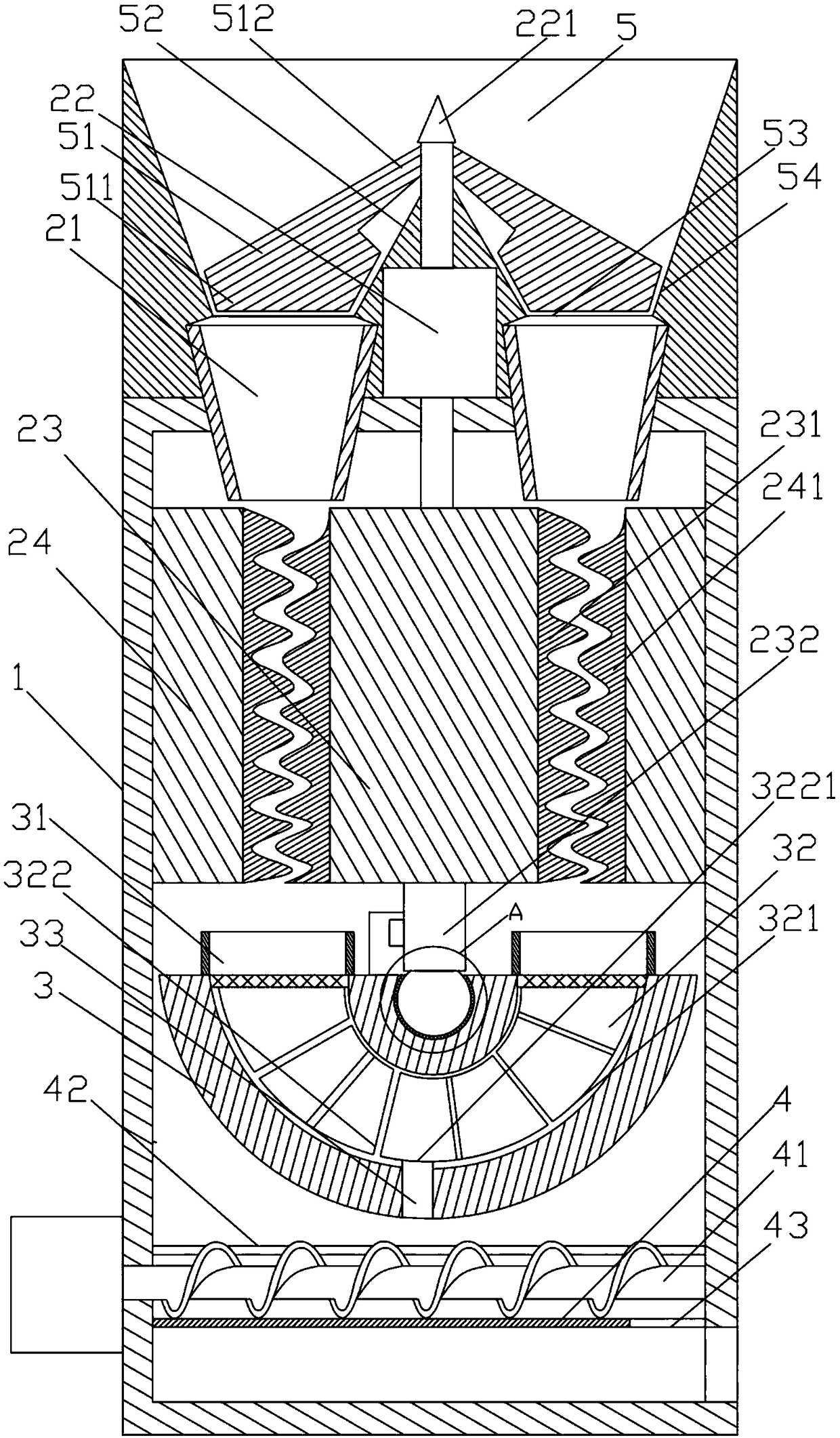 Soil grinding device