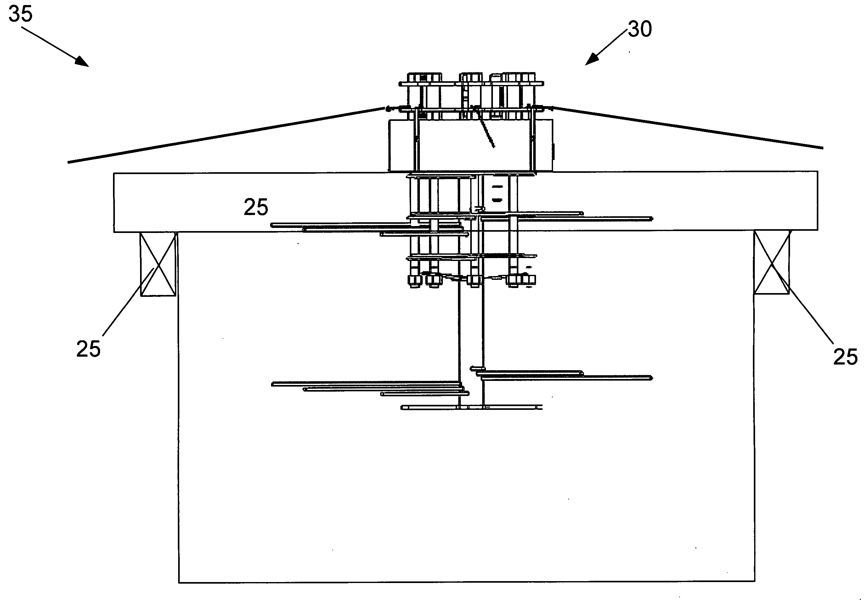 Foundation for monopole wind turbine tower