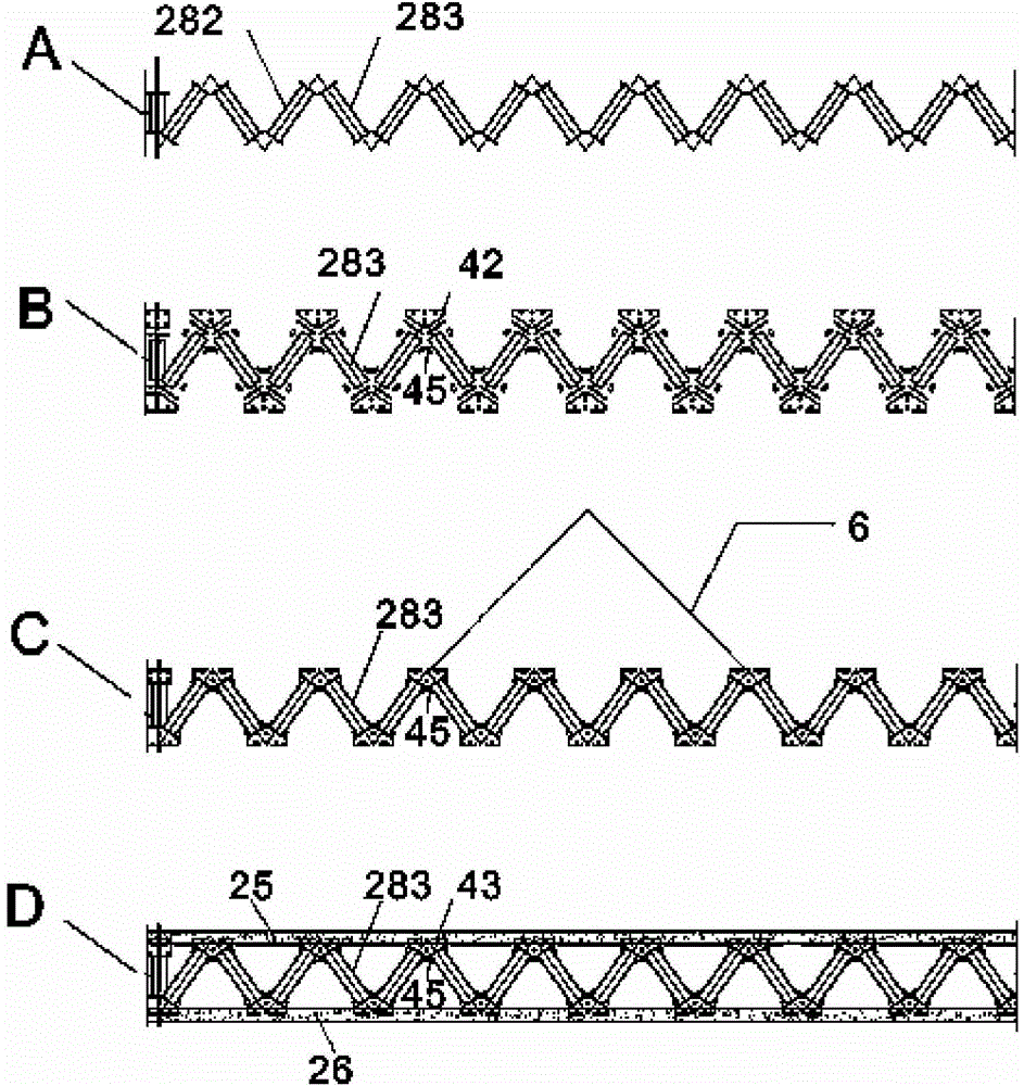 Truss element method without chord members and combined node bridge