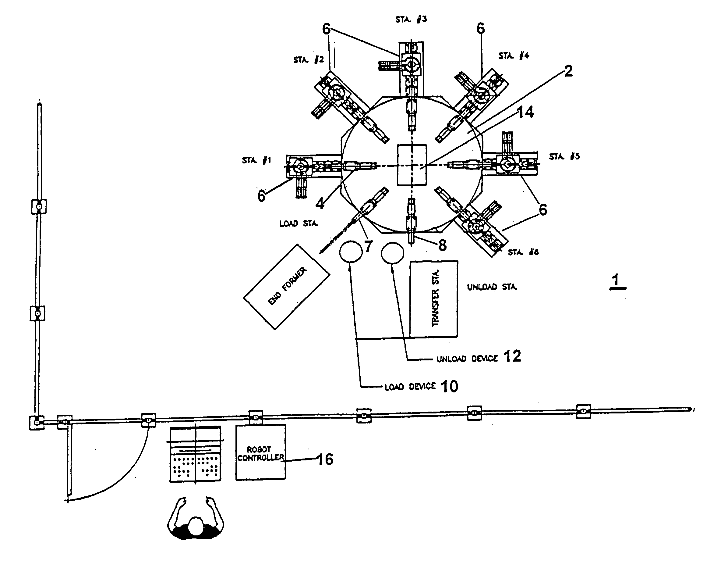 Automated continuous operation tube forming system