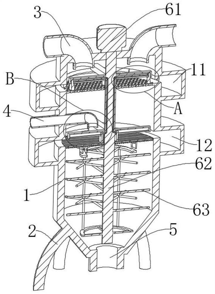 Waste liquid treatment device for ecological environment construction