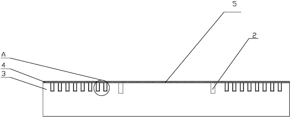 Trench Schottky chip applicable to metal wire bonding and processing technology thereof