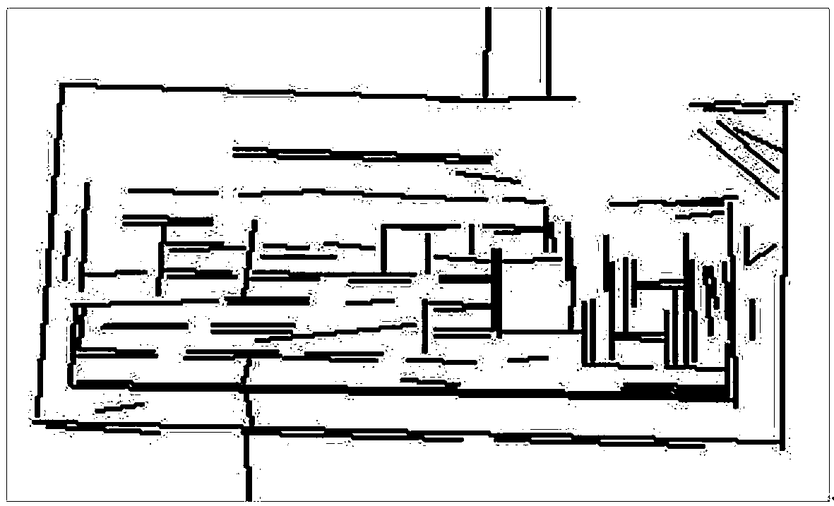 Bill rapid positioning method and system based on color line segments