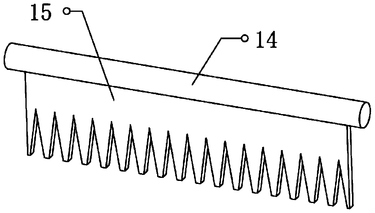 Odor removing device for clothing manufacture