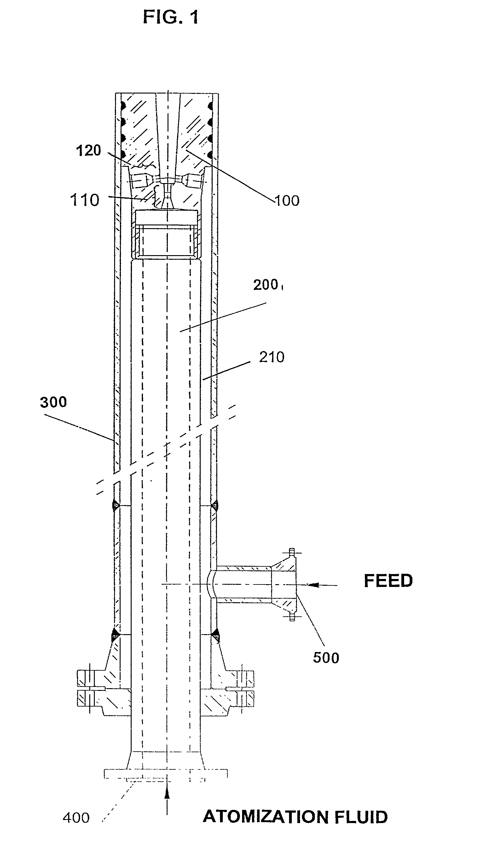 Feed-dispersion system for fluid catalytic cracking units