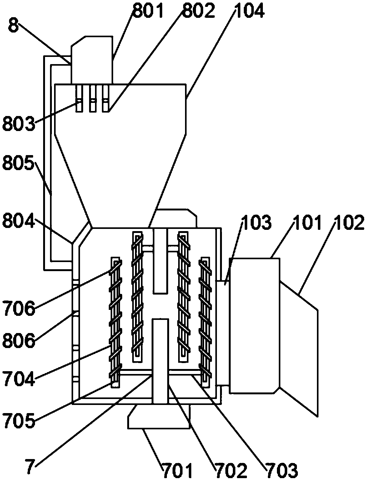 Plastic slipper integrated forming equipment