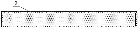 Multi-chip inversely-mounted package-first etching-followed island-free package structure and manufacturing method thereof