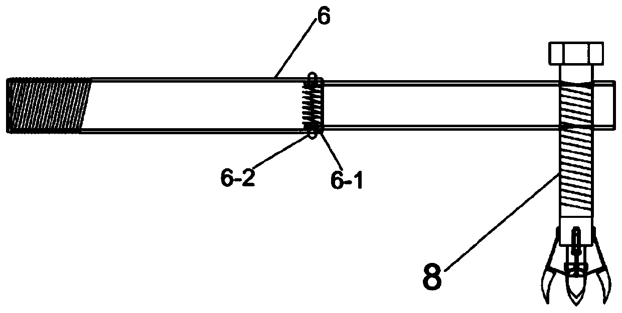 Supporting and fixing device for fixing GNSS instrument