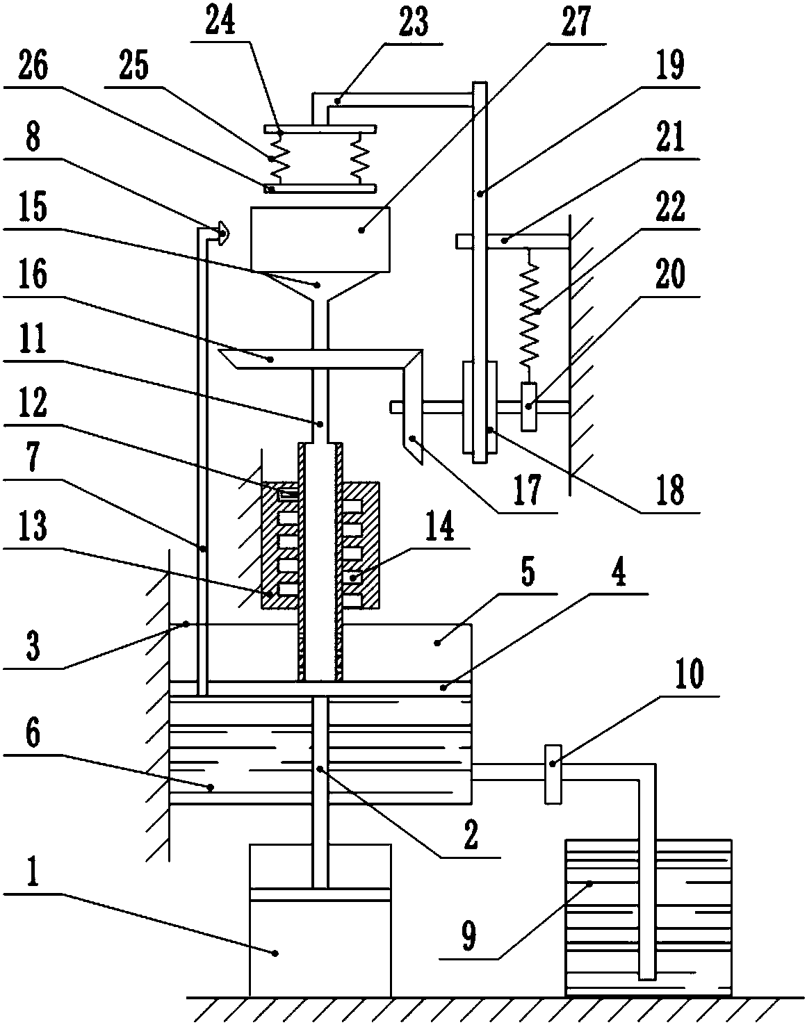 Device for clamping motorbike parts