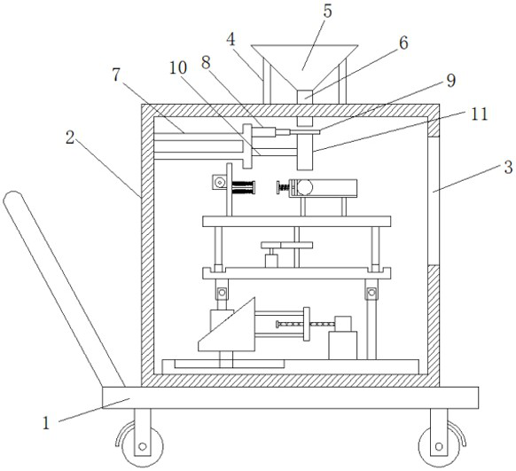 Tennis ball serving device for physical training