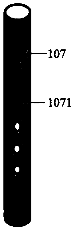 Testing device and method for simulating flowback performance of well soaking of fracturing well