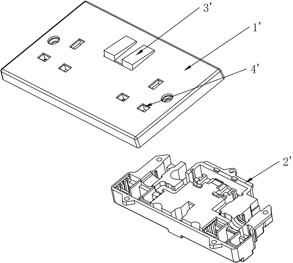 Automatic assembly machine for panel socket