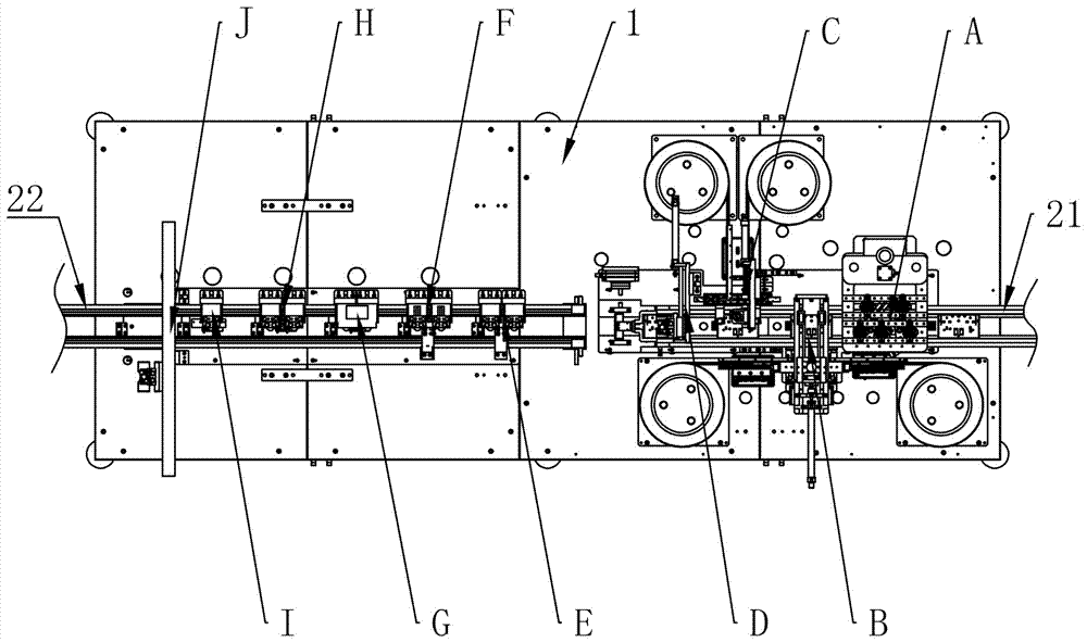 Automatic assembly machine for panel socket