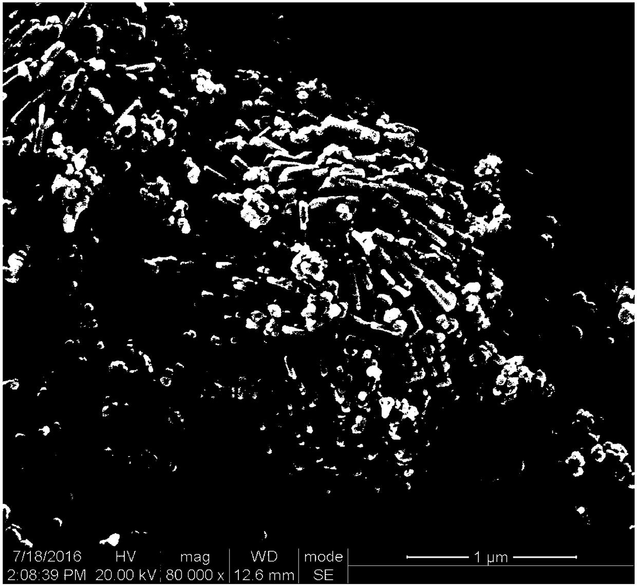 Rapid preparation method of Ho:Sc2O3 nano-crystal powder