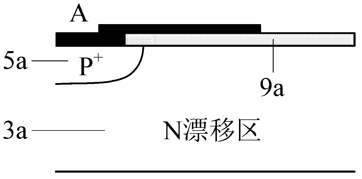 SOI power LDMOS device provided with junction type field plate