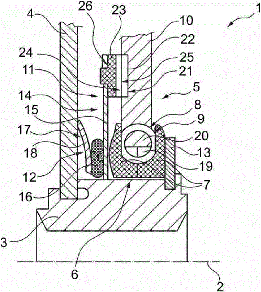 Friction clutch with clutch disc for torque transmission