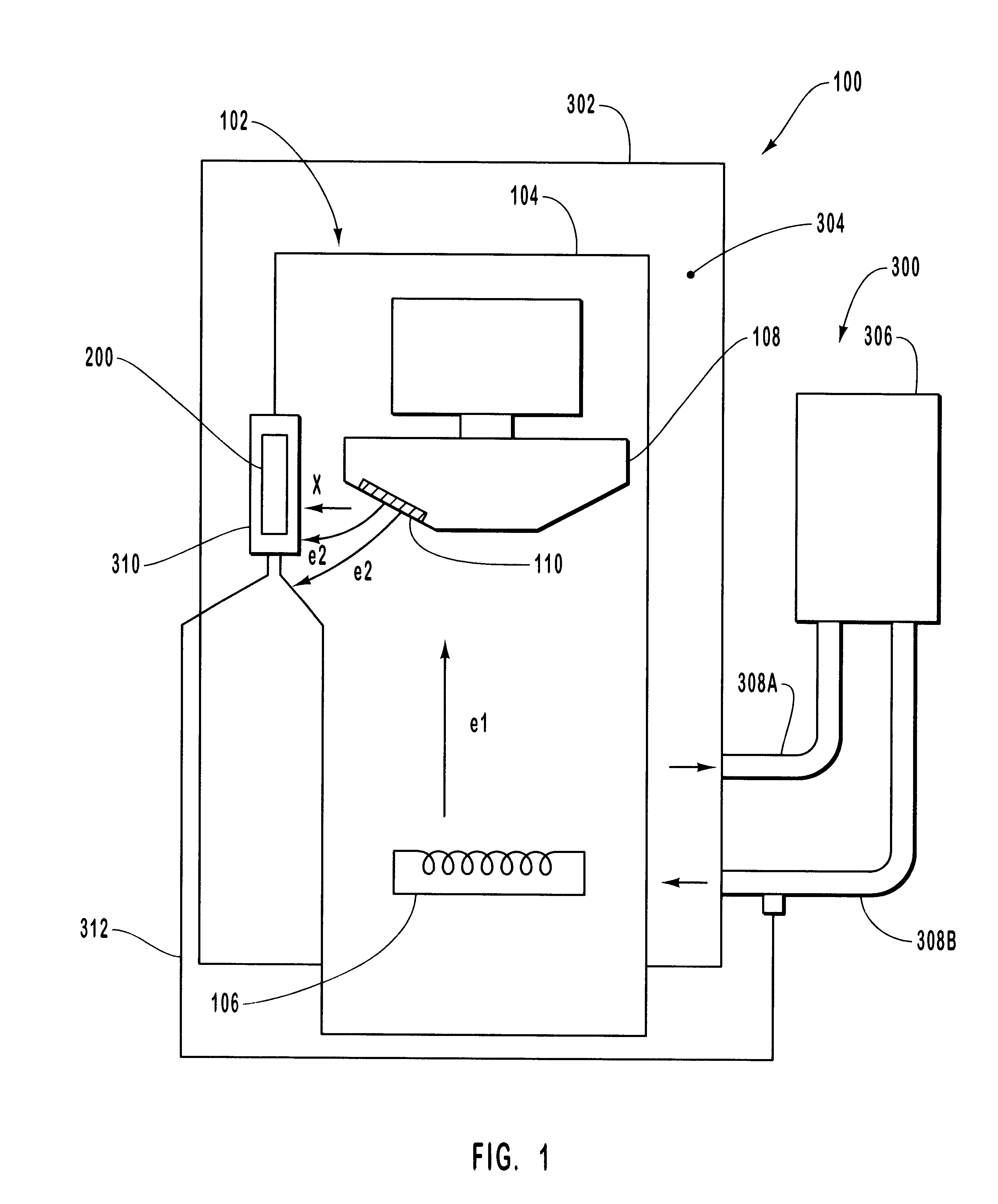 Large surface area x-ray tube window and window cooling plenum