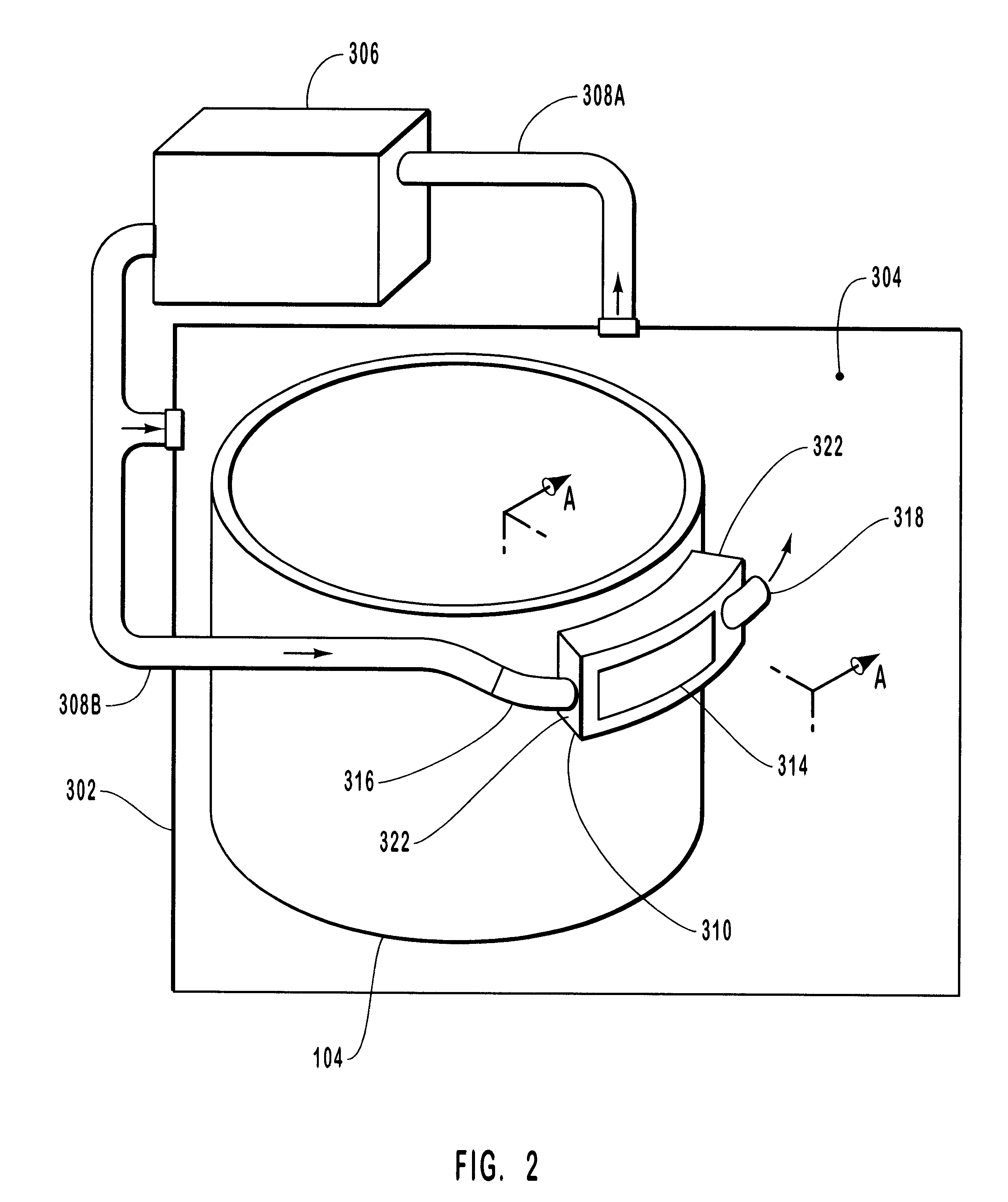 Large surface area x-ray tube window and window cooling plenum