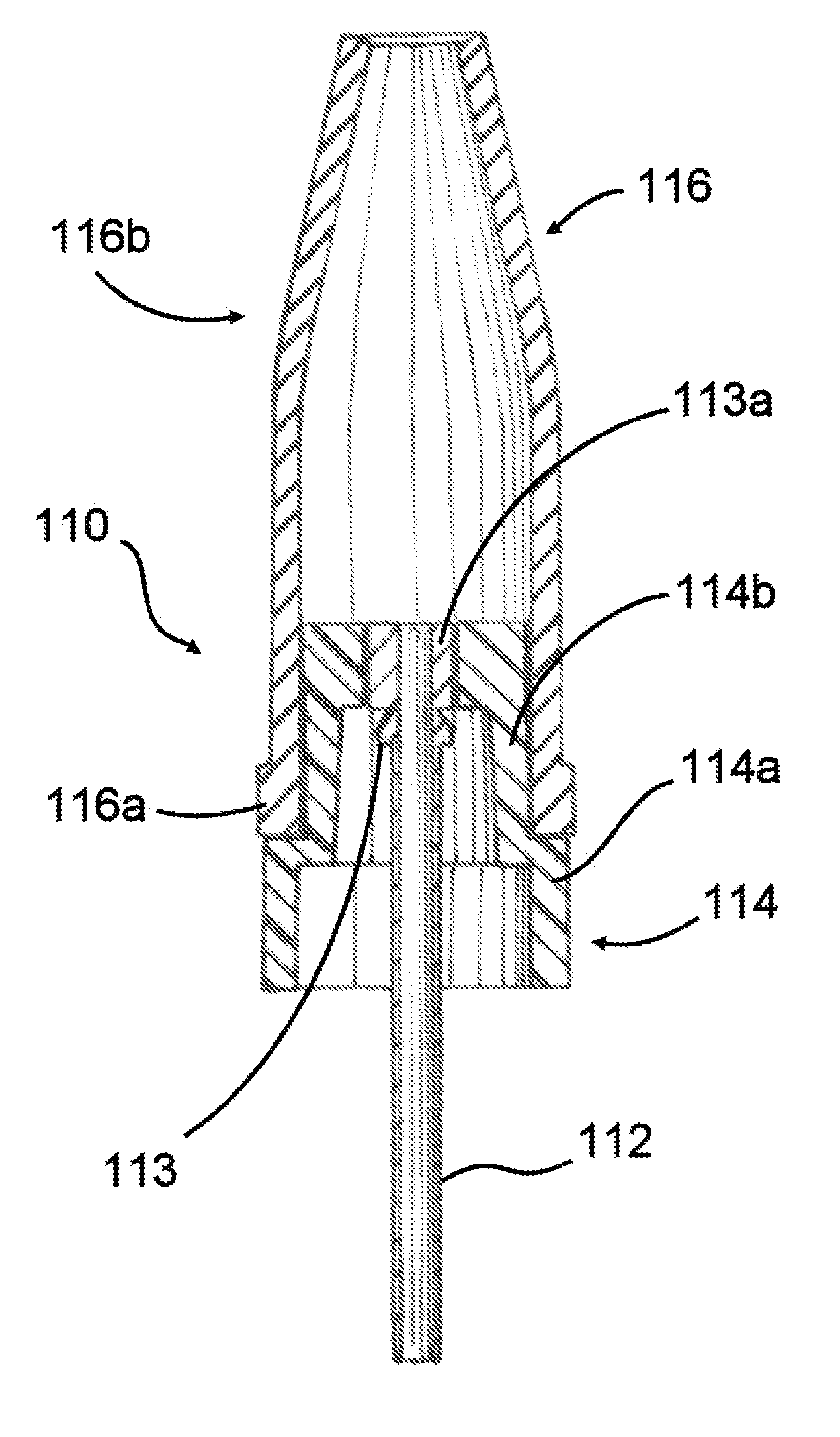 Tapered attachment for pleural catheter