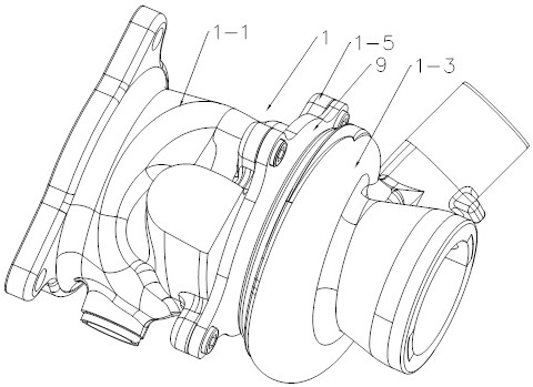 Turbocharger with external ball bearing