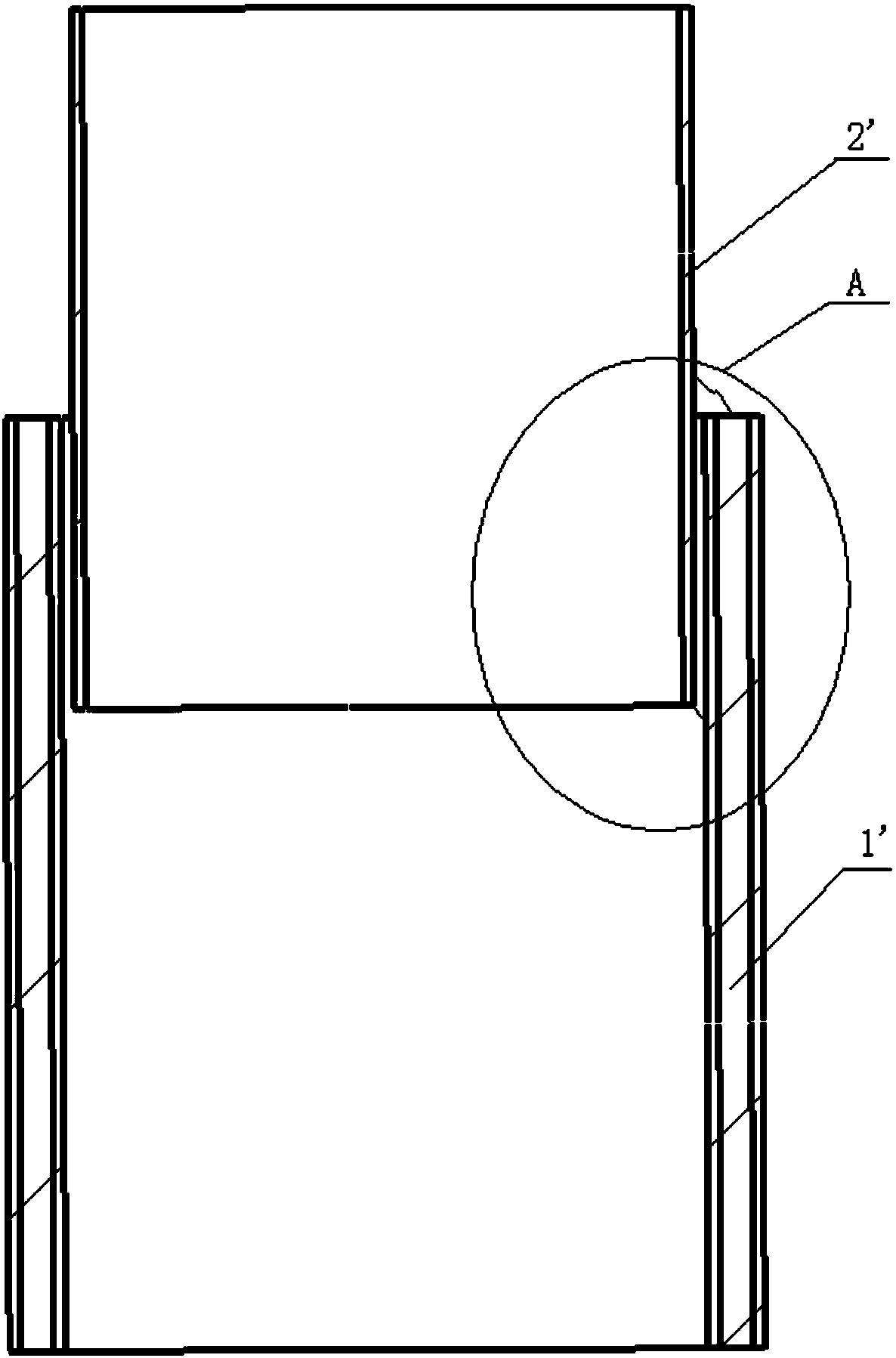 Joint structure of composite pipe and pipe assembly