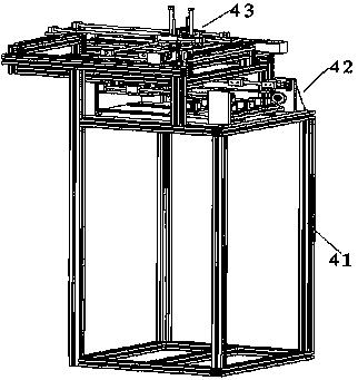 Label feeding mechanism of solenoid valve partial assembly machine