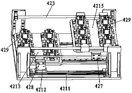 Label feeding mechanism of solenoid valve partial assembly machine