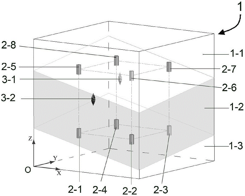 Layered speed positioning method for regional rock microseismic source