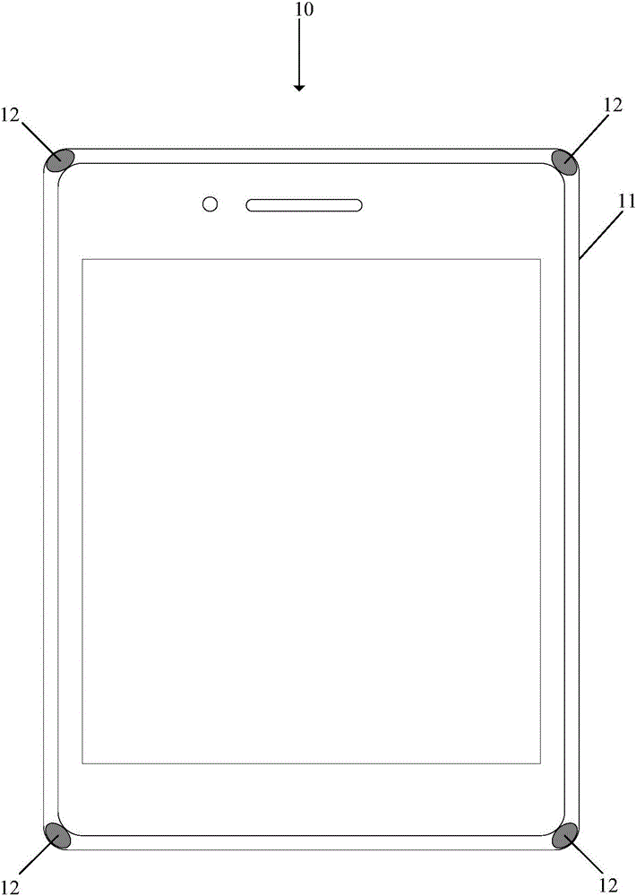 Mobile terminal and screen protection method and device thereof