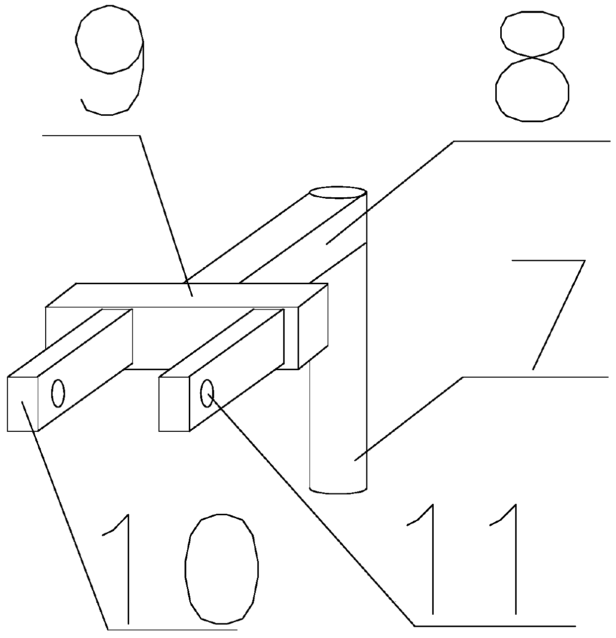 Welding device for welding steel trusses