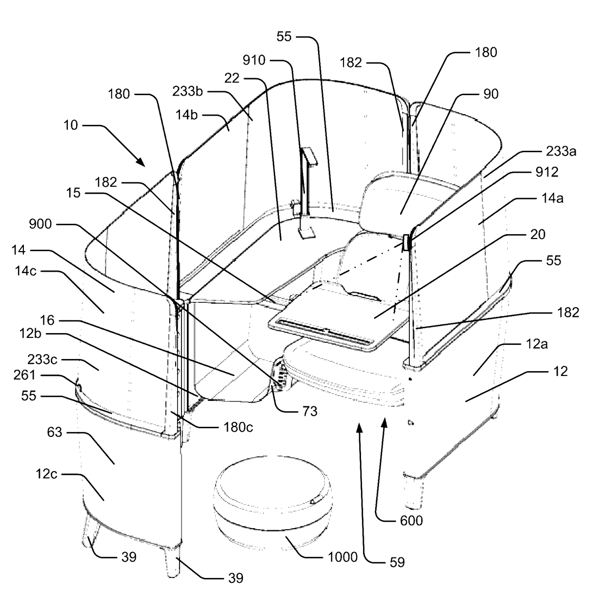 Personal workspace assembly