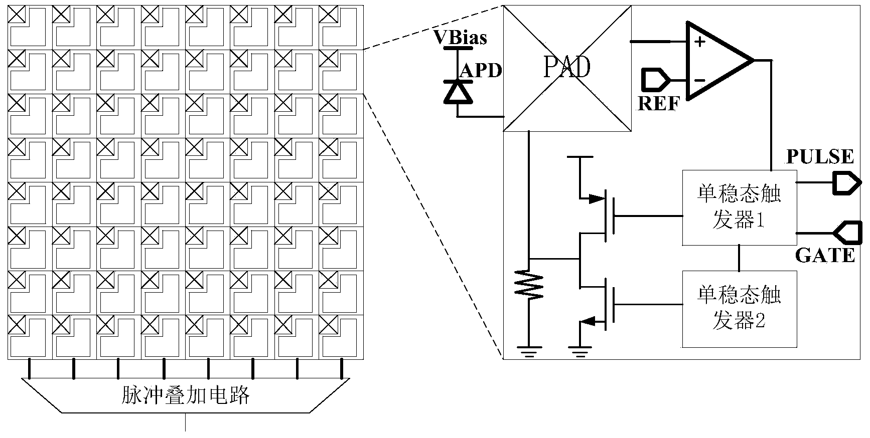 Near-infrared multi-photon detector